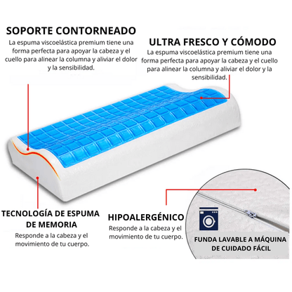 Almohada Ortopédica de Gel